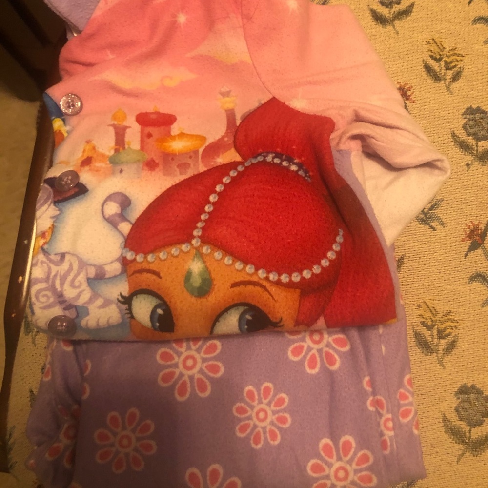 2 piece flannel pajamas